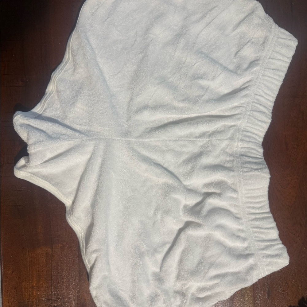 PINK Victoria's Secret White Athletic Shorts